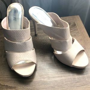 Jennifer Lopez Jonelle Blush Open Toe Heels